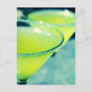 Lemon Drop Cocktail Postcard