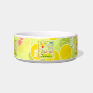 LEMON DROP MARTINI COCKTAIL SNACK BOWL