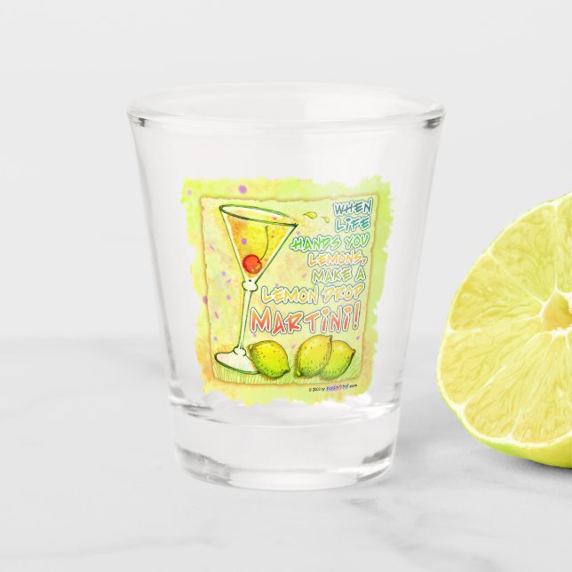 LEMON DROP MARTINI SHOT GLASS (Front)