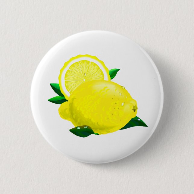 Lemon Drops 6 Cm Round Badge (Front)