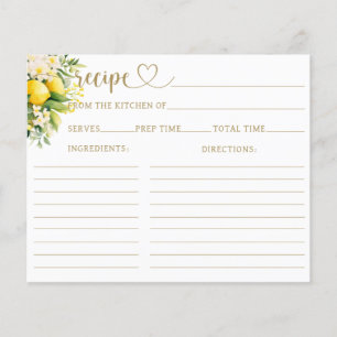 Lemon Elegant Modern Summer Bridal Shower  recipe