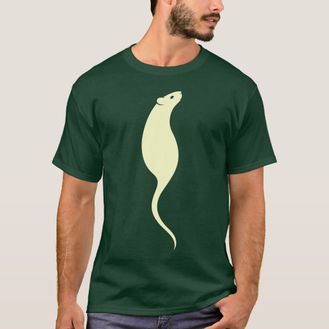 Lemon Elegant Rat T-Shirt (Front)