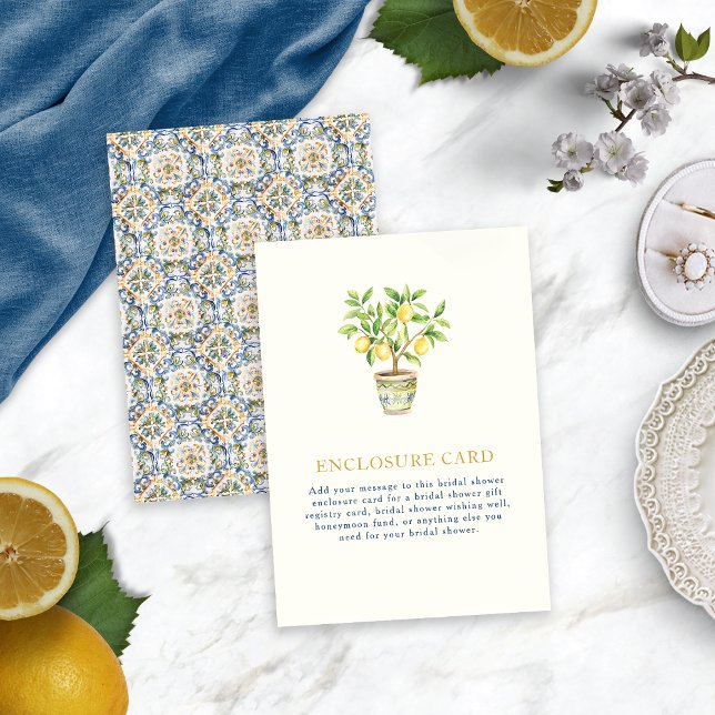 Lemon Enclosure Card (Lemon Enclosure Card
)