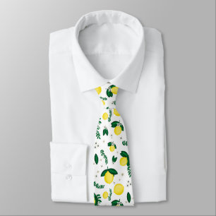 Lemon Explosion Neck Tie