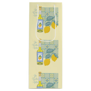 Lemon Farm Retro Wine Gift Bag
