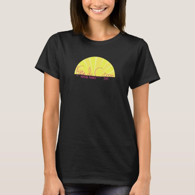Lemon Festival Fete du Citron Menton France French T-Shirt (Front)