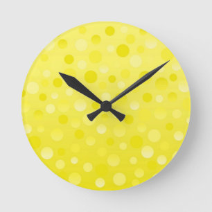 Lemon Fizz clock round