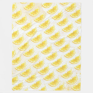 Lemon Fleece Blanket