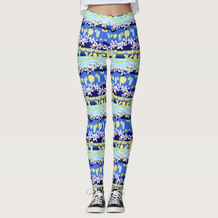Lemon Flower Leggings