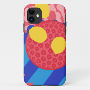 Lemon Flower Plate iPhone 11 Case