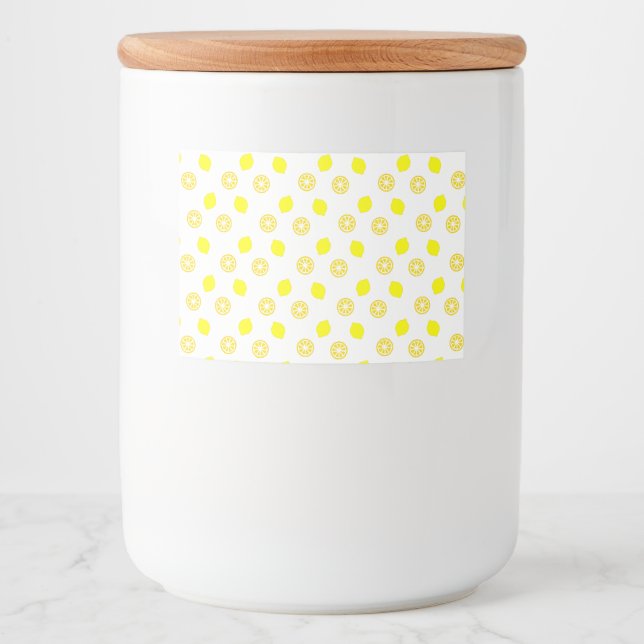 Lemon Food Label (Front)