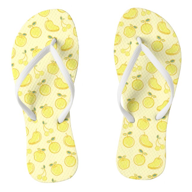 LEMON FRESH GOODNESS FLIP FLOPS (Footbed)
