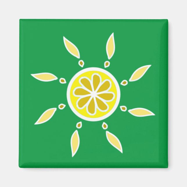 Lemon Fresh Sunshine Magnet (Front)