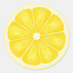 Lemon fruit food fun sticker