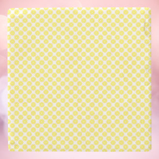 Lemon Fruit Pattern Stone Coaster