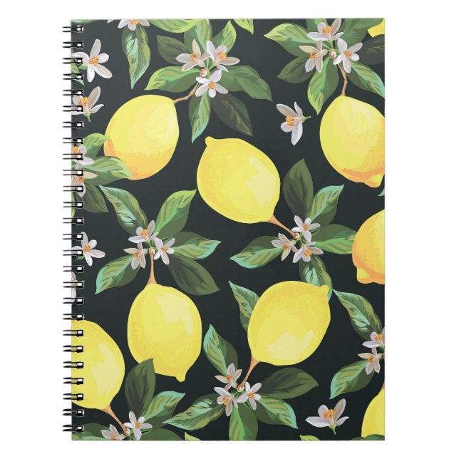 Lemon Fruit: Seamless Pattern Design Notebook (Front)