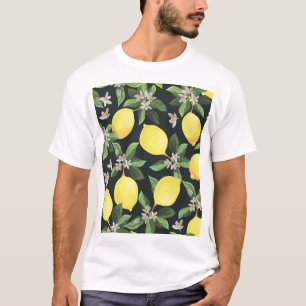Lemon Fruit: Seamless Pattern Design T-Shirt