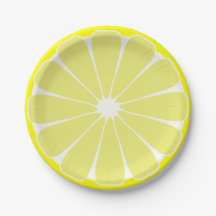 Lemon Fruit Summer Party Picnic Paper Plates
