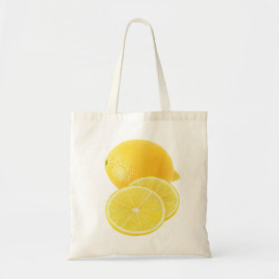 Lemon fruit tote bag