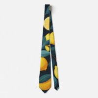 Lemon garden pattern. Yellow tropical citrus fruit