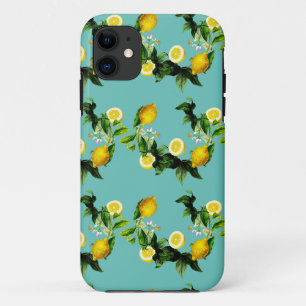 Lemon garden summer pattern iPhone 11 case