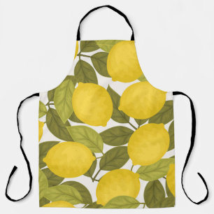 Lemon Garden: Vintage Endless Wallpaper Apron