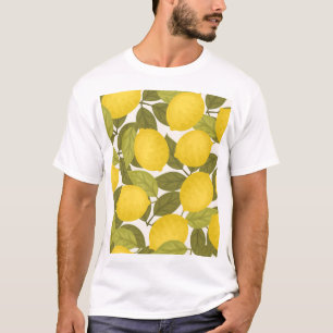 Lemon Garden: Vintage Endless Wallpaper T-Shirt