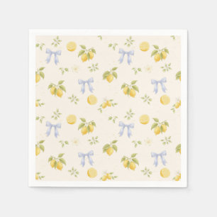 Lemon Garden with Mice Napkin