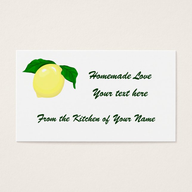Lemon Gift Tag 2 (Front)