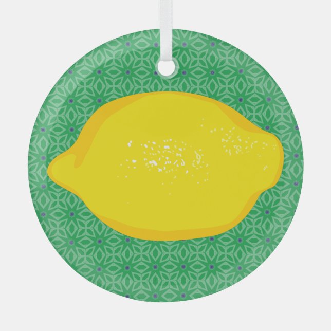 Lemon Glass Tree Decoration (Front)