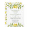 Lemon Greenery REHEARSAL DINNER Invitation