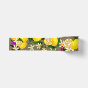 Lemon Grey Grosgrain Ribbon