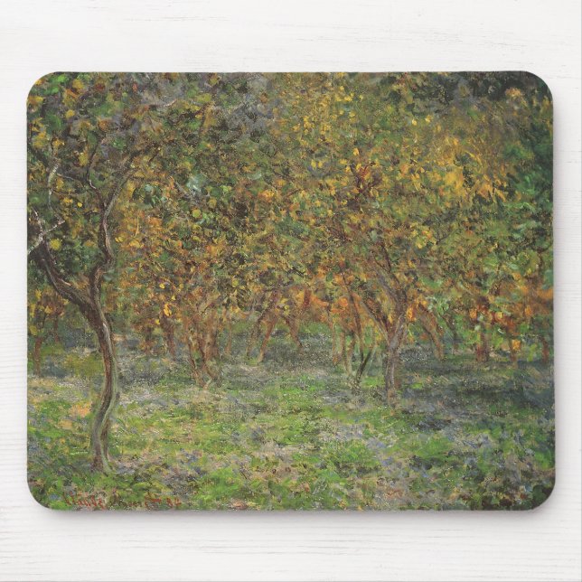 Lemon Grove in Bordighera by Claude Monet Mouse Mat (Front)