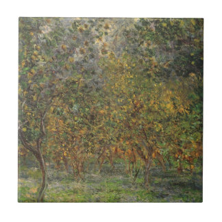 Lemon Grove in Bordighera by Claude Monet Tile