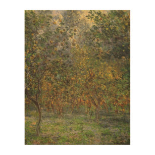 Lemon Grove in Bordighera by Claude Monet Wood Wall Art