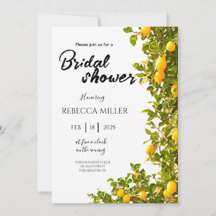 Lemon Grove Romance bridal shower Invitation