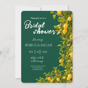 Lemon Grove Romance bridal shower Invitation