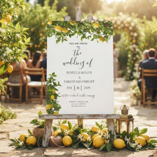 Lemon Grove Romance Wedding Invitation