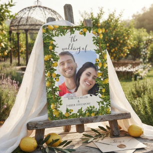 Lemon Grove Romance Wedding Invitation