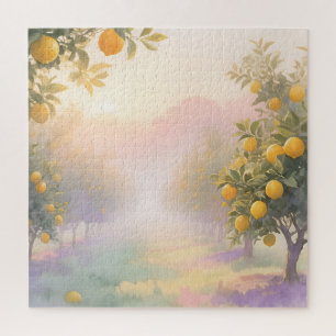 Lemon Grove Watercolor Jigsaw Puzzle