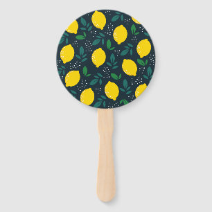 Lemon Hand Fan