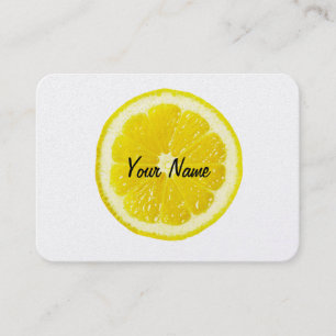 Lemon Head Modern Customisable Business Card