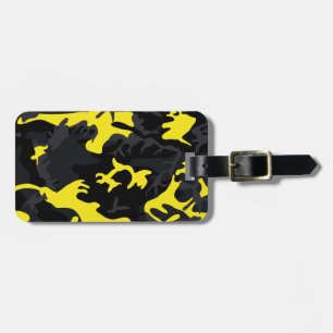 Lemon Highlights Camo Luggage Tag