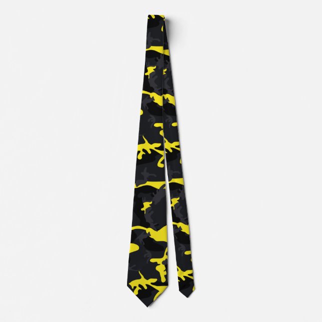 Lemon Highlights Camo Tie (Front)