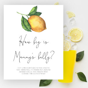 Lemon How big is mummy's belly game Poster