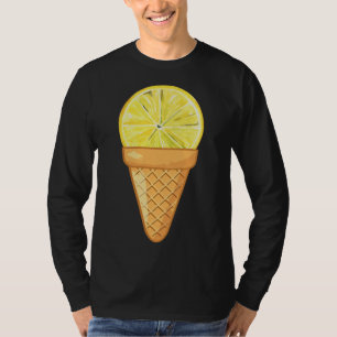 LEMON ICE CREAM - FUNNY FRUIT AND ICE CREAM COLLEC T-Shirt