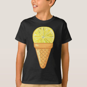 LEMON ICE CREAM - FUNNY FRUIT AND ICE CREAM COLLEC T-Shirt