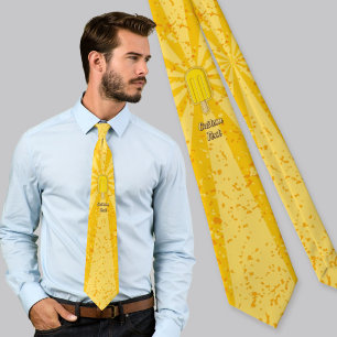Lemon Ice Cream Stick Tie
