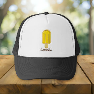 Lemon Ice Cream Stick Trucker Hat