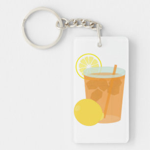 Lemon Iced Tea Key Ring